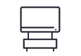 Custom TV stand icon